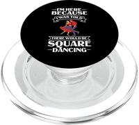 Square Dance Music Caller Clases Bailarín PopSockets PopGrip para MagSafe