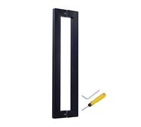 Square Door Pull Handle Brushed Nickel,Barn Door Handles Black, Exterior Interior Barn Door Handles Double Sided, Shower Sliding Door Hardware(Length 120cm(47inch))