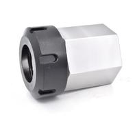 Square ER25 ER32 ER40 Block Hard Steel Hex ER Collet Chuck Seat For CNC Lathe Engraving Cutting Machine Tool holder(Square,ER32)
