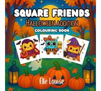 Square friends Halloween addition: Colouring book