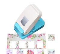 Square Hole Punch, Multifunctional Ergonómico Heavy Duty Effortless | 9 x 9 x 5 cm Scrapbooking Square Stamp Puncher | For Crafting Art Projects Envelope Labels Postage Wrapping Home School Classroom