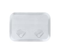 Square Marine Deck Hatch Covêr - Easy Access With Anti-Slip Grip | Inspection Port Hand Hole Cover For Boats Yachts | For Below Deck Storage Compartments, Durable UV-Resistant Weatherproof Secure Scre