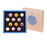 Square Maxi - 12 bombones en forma de magdalena cupcake | Idea de regalo | Mujeres | Hombres | Mamá | Papa | Adultos