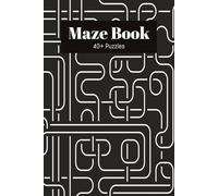 Square Maze Book: 40+ Different Puzzles | 6x9 inches | 100 pages | Great For All Ages