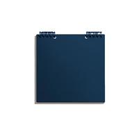 Square Notebook Substyle Simple Checkered Manual Ledger Student Diary Super Thick Blank Book Journal Notebook(Blue)