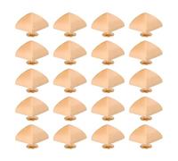 Square Pointed Screw Rivets Set hochwertige Zinklegierung Pyramiden Punk Nieten für Lederwaren Reparatur und Dekoration von Taschen Gürteln Accessoires 15mm 20 Stück (Oro)