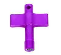 Square Port Drum Wrench T Shape Design, Metal Drum Tuning Key for Musical Instrument Repair, Easy Grip and, Lightweight and Portable (WE18 Purple)
