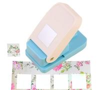 Square Punch - Funny Craft Tool for Manual Corner Cutting, Paper Cutter with Precise Edges for Decoration, Crafting Journaling Scrapbooking Home Lifestyle Labeling Art Design Diy