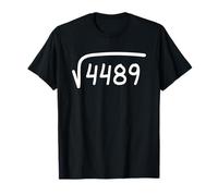 Square Root 4489 Funny 67 Meme 67 Cumpleaños Profesor de Matemáticas Camiseta
