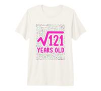 Square Root of 121 Funny Math Birthday Camiseta Premium