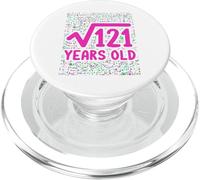 Square Root of 121 Funny Math Birthday PopSockets PopGrip para MagSafe