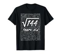 Square Root of 144 Funny 12th Birthday Math Design Camiseta