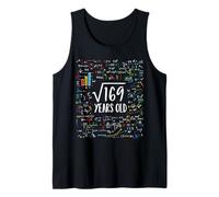 Square Root of 169 13th Birthday 13 Year Old Gifts Math Bday Camiseta sin Mangas