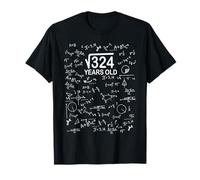 Square Root of 324 Math 18th Birthday Gift 18 Years Old Camiseta