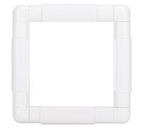 Square Shape Embroidery Frame DIY Hoop Cross Stitch Craft Tool Handhold Rectangle Sewing Supplies Durable Polypropylene Mounting Seat Lightweight Compact Design Multiple Sizes For (15.2 * 15.2CM)