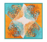 Square Silk Like Scarf Lightweight Satin Scarves Large Sunscreen Shawl Wrap for Women