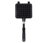 Square Waffle Maker Pan | Non Stick Coating & Flat Bottom for Even Heating | Aluminum Alloy Waffle Pot with Heat - Tolerant Handles/Breakfast/Dessert | Easy Maintain & Storage