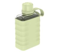 Square Water Bottle - 240ml Slimline Leakproof Travel Flask, Features Industrial-Grade Precision Seal Technology For Maximum Security In Bags And Purses | Shatter-Resistant Design For Reliabl