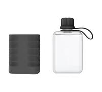 Square Water Bottle - 240ml Slimline Leakproof Travel Flask, Features Industrial-Grade Precision Seal Technology For Maximum Security In Bags And Purses | Shatter-Resistant Design For Reliabl