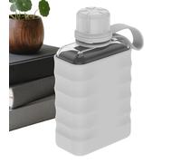 Square Water Bottle - 240ml Slimline Leakproof Travel Flask, Features Industrial-Grade Precision Seal Technology For Maximum Security In Bags And Purses | Shatter-Resistant Design For Reliabl