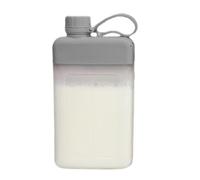 Square Water Bottle - Portable Flat Design Drink Container, Compact Beverage Flask, Slim Profile Hydration Bottle, Easy Carry Sports Water Carrier, Cold Storage TravelBottle | Use For Gym Workouts