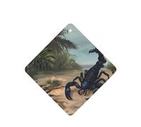 Square WZYWHJ - Juego de 6 fragancias para coche, diseño de escorpión azul