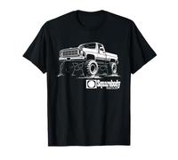 Squarebody K10 4x4 Silueta de camión Squarebody Nation K10 Camiseta