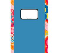 Squared A4 Notebook with Design Cover - 50 Pages Premium Ivory Paper: Graph Notebook with Water- & Dirt-Resistant Cover | Stylish Squared Paper Pad for School, Planning & Everyday Notes