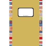 Squared A4 Notebook with Design Cover - 50 Pages Premium Ivory Paper: Graph Notebook with Water- & Dirt-Resistant Cover | Stylish Squared Paper Pad for School, Planning & Everyday Notes