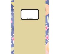 Squared A4 Notebook with Design Cover - 50 Pages Premium Ivory Paper: Graph Notebook with Water- & Dirt-Resistant Cover | Stylish Squared Paper Pad for School, Planning & Everyday Notes