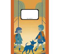 Squared A4 Notebook with Design Cover - 50 Pages Premium Ivory Paper: Graph Notebook with Water- & Dirt-Resistant Cover | Stylish Squared Paper Pad for School, Planning & Everyday Notes