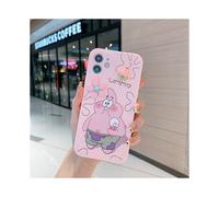 (SquarePants A, iPhone 12) Funda blanda con diseño de Bob Esponja y Patricio Estrella para iPhone