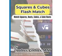 Squares, Square Roots, Cubes & Cube Roots: A Guided Matching Cards Book for Math Practice & Review
