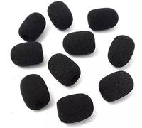 SquarezhenBo 10 piezas negro micrófono parrilla parabrisas esponja espuma micrófono cubierta precio negro al por mayor micrófono parabrisas micrófonos y accesorios