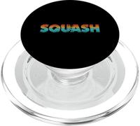 Squash Retro Racquetball Jugador de Squash Crossminton Sport PopSockets PopGrip para MagSafe