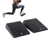 Squat Wedge, 2-Piece Slant Board Set, Non-Slip Calf Stretch Ramp Improved Balance and Form, Home Gym Accessory for Strength Training, Mobility Exercise, Studio Workouts, Travel Fitness Men Women