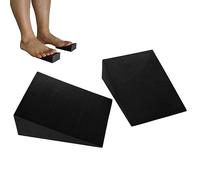 Squat Wedge Block - Squat Wedge for Heel | Squats Weight Lifting Wedges | Non Slip Heel Elevated Squats Wedges | Angle Ramp Blocks for Heels Elevated Squatting Workout | Calf Raise Board