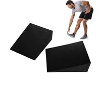 Squat Wedge - Calf Stretch Balance Block, Slant Board Training Support with Non Slip Angled Stability Base, Improves Mobility Control, Ideal for Gym Yoga Pilates Rehab Workouts
