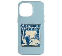 Squatch Girl Cute Sasquatch Bigfoot Lover Girl Holding Hands Carcasa para iPhone 14 Pro Max