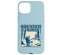 Squatch Girl Cute Sasquatch Bigfoot Lover Girl Holding Hands Carcasa para iPhone 15 Plus