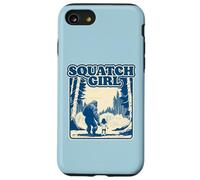Squatch Girl Cute Sasquatch Bigfoot Lover Girl Holding Hands Carcasa para iPhone SE (2020) / 7 / 8