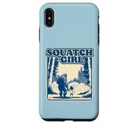 Squatch Girl Cute Sasquatch Bigfoot Lover Girl Holding Hands Carcasa para iPhone XS Max