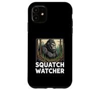 Squatch Watcher Bigfoot Forest Cryptid Hunter Design Carcasa para iPhone 11