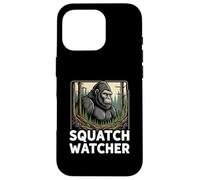 Squatch Watcher Bigfoot Forest Cryptid Hunter Design Carcasa para iPhone 16 Pro