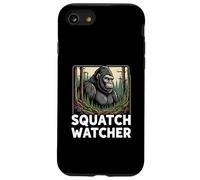 Squatch Watcher Bigfoot Forest Cryptid Hunter Design Carcasa para iPhone SE (2020) / 7/8