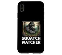 Squatch Watcher Bigfoot Forest Cryptid Hunter Design Carcasa para iPhone XS MAX