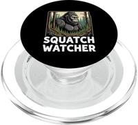 Squatch Watcher Bigfoot Forest Cryptid Hunter Design PopSockets PopGrip para MagSafe