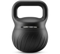 Squatz Pesa Rusa, Kettlebell de Entrenamiento Suave, para Uso en Casa, Gimnasio, Base Absorbente de Impacto, Mango Antideslizante Extra Ancho, para Ejercicios de Fuerza y Acondicionamiento