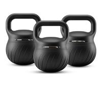 Squatz Set de Pesas Rusas, Kettlebells, para Entrenamiento en Casa, con Base Acolchada, Mango antideslizante, Diseño Seguro para el Suelo, Pesos Varios