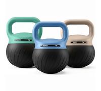 Squatz Set de Pesas Rusas, Kettlebells, para Entrenamiento en Casa, con Base Acolchada, Mango antideslizante, Diseño Seguro para el Suelo, Pesos Varios